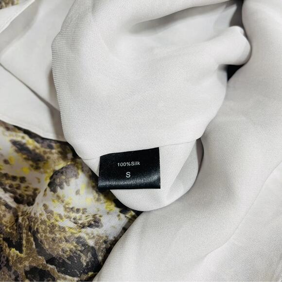 Jenni Kayne Long Sleeve Dress in Grey Multi Snake print Size S - Picture 13 of 14